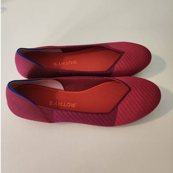Rothy's Pomegranate Pop Flats Size 10.5 - Picture 3 of 7
